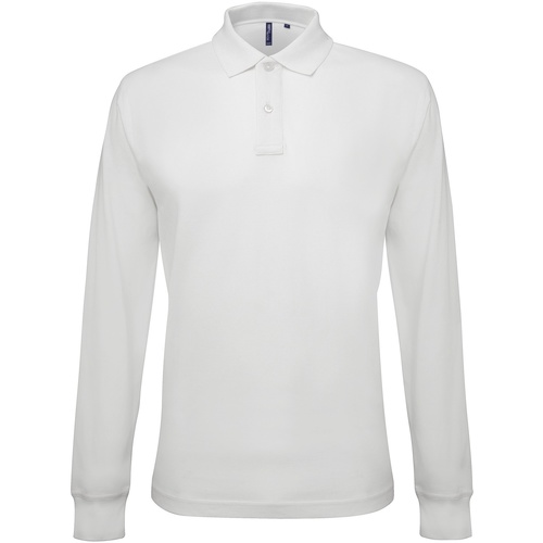 Vêtements Homme T-shirts manches longues Asquith & Fox AQ030 Blanc