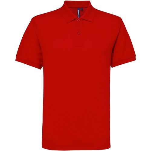 Vêtements Homme Polos manches courtes Tops / Blouses AQ015 Rouge