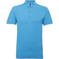Vêtements Homme Polos manches courtes Asquith & Fox AQ015 Turquoise