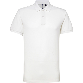 Vêtements Homme Polos manches courtes Asquith & Fox AQ015 Blanc