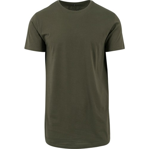Vêtements Homme T-shirts manches longues Build Your Brand Shaped Vert