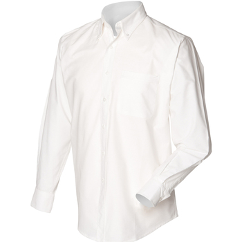 Vêtements Homme Chemises manches longues Henbury HB510 Blanc