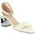 Chaussures Femme Sandales et Nu-pieds MTNG 50719 GOLDEN Blanc