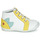 Chaussures Fille Baskets montantes GBB FRANCKIE Blanc / Jaune