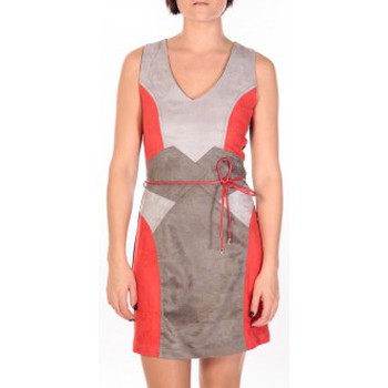 Dress Code Robe Fraise rouge/gris/anthracite Rouge