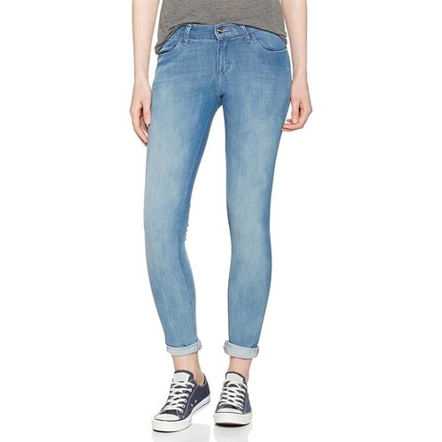 Vêtements Femme Shirt Jeans skinny Wrangler Super Skinny W29JPV86B Bleu