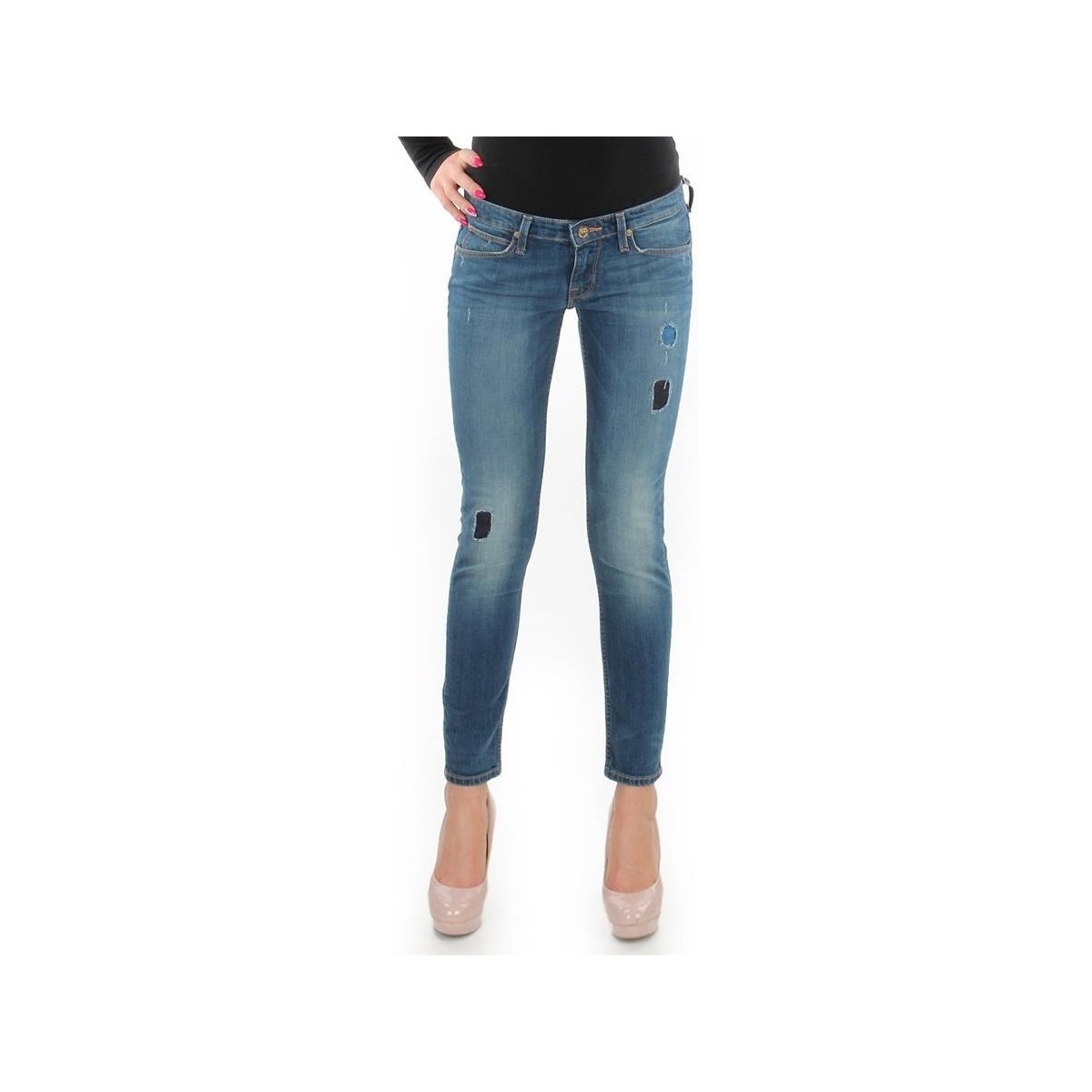 Vêtements Femme Pad Jeans skinny Lee Lynn Skinny L357DNXA Bleu