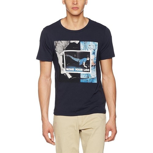 VêBurlon Homme T-shirts & Polos Lee ® Photo Tee 60QEPS Bleu