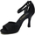 Chaussures Femme Sandales sport Vitiello Dance Shoes 411 Raso Fiore Nero / Raso Noir