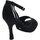 Chaussures Femme Sandales sport Vitiello Dance Shoes 411 Raso Fiore Nero / Raso Noir