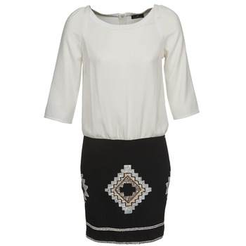 Vêtements Femme Robes courtes One Step RAMBOUTAN Blanc / Noir