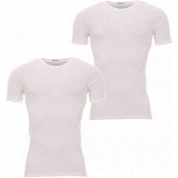 Vêtements Homme T-shirts manches courtes Eminence Tee-shirts coton, lot de 2 blanc