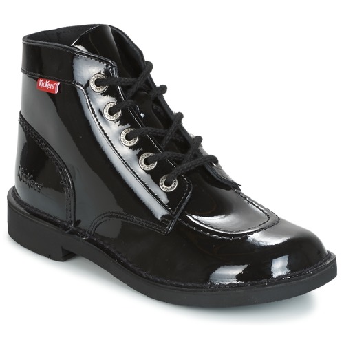 it can bond Humiliate Kickers KICK COL Noir Vernis - Chaussures Boot Femme 86,42 €