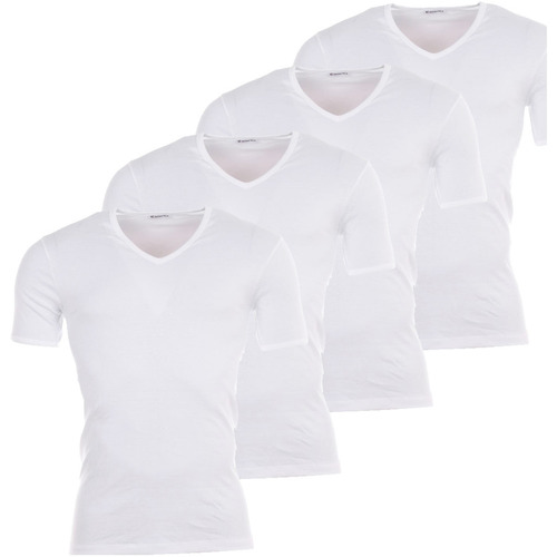 Vêtements Homme glitch-print denim jacket Eminence T-shirt coton Blanc