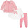 Vêtements Enfant Voir la politique de livraison Ensemble Bébé Fille survetement polaire Rose Rose