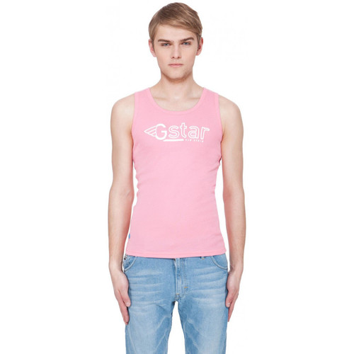 Vêtements Homme Débardeurs / T-shirts sans manche G-Star Raw DEBARDEUR G-STAR Climber Pink Rose