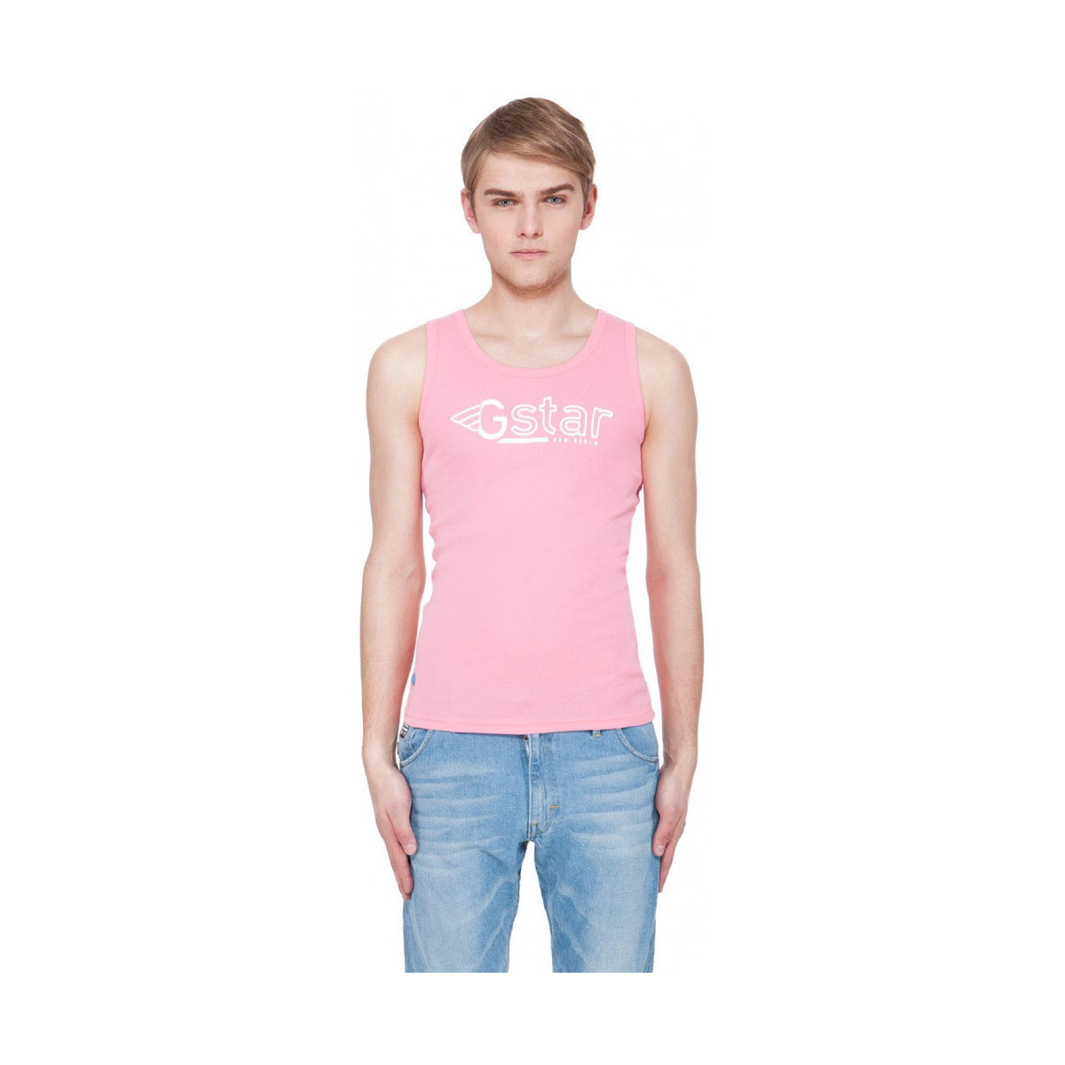 Vêtements Homme Débardeurs / T-shirts sans manche G-Star Raw DEBARDEUR G-STAR Climber Pink Rose