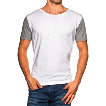 Vêtements Homme T-shirts manches courtes Japan Rags T-Shirt  Linon blanc Blanc