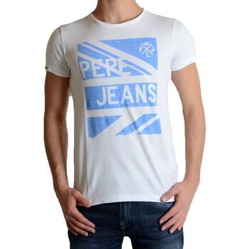 Vêtements Fille T-shirts manches courtes Pepe jeans 37420 Blanc