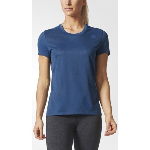 Vêtements Femme T-shirts manches courtes adidas Originals SS Tee W Bleu, Bleu marine