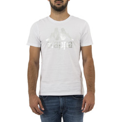 Vêtements Homme T-shirts manches courtes Kappa estessi tee blanc