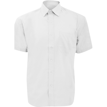 Vêtements Homme Chemises manches high-low Russell 935M Blanc