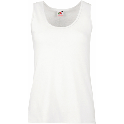 Vêtements Femme Débardeurs / T-shirts sans manche Fruit Of The Loom 61376 Blanc