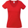 Vêtements Femme T-shirts manches courtes Fruit Of The Loom 61398 Rouge