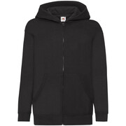 zip-front faux-fur jacket Black