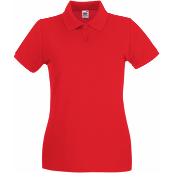 Vêtements Femme sweatshirt med grafisk tryk Fruit Of The Loom 63030 Rouge