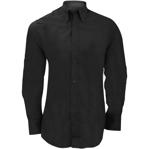 Vêtements Homme Chemises manches longues Kustom Kit KK386 Noir