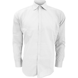 Vêtements Homme Chemises manches longues Kustom Kit KK192 Blanc
