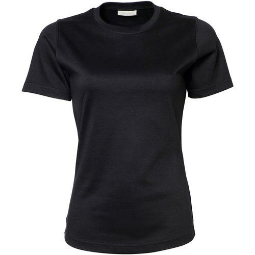 Vêtements T - 15 €, Tee Jays Interlock Noir - shirts rund manches courtes  Femme 25 - hooded jackets boys