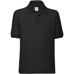 Vêtements Enfant Object shirt dress with collar detail in black Fruit Of The Loom 63417 Noir