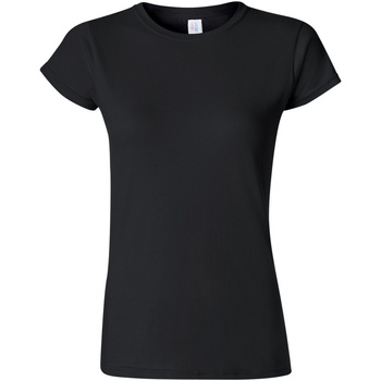 Vêtements Femme T-shirts manches courtes Gildan Soft Noir