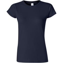 Vêtements Femme T-shirts manches courtes Gildan Soft Bleu marine