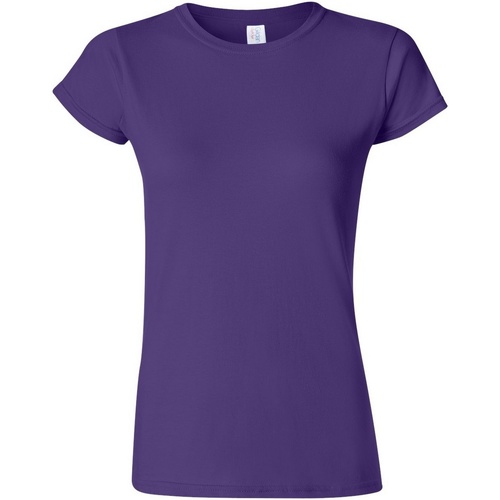 Vêtements Femme T-shirts manches courtes Gildan Soft Violet