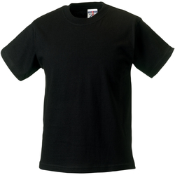 Vêtements Enfant T-shirts manches longues Jerzees Schoolgear ZT180B Noir