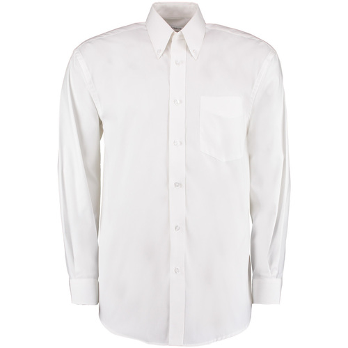 Vêtements Homme Chemises manches longues Kustom Kit KK105 Blanc