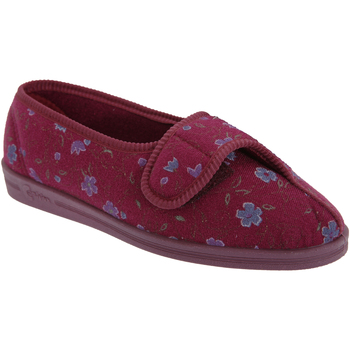 Chaussures Femme Chaussons Comfylux DF506 Rouge