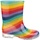 Chaussures Enfant Bottes Cotswold PVC KIDS RAINBOW Multicolore