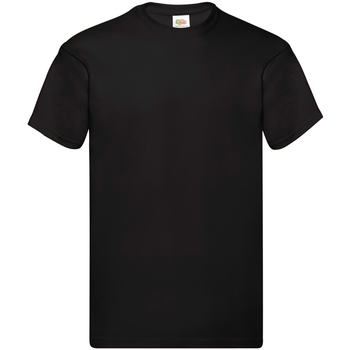 Vêtements Homme T-shirts manches courtes Fruit Of The Loom SS12 Noir