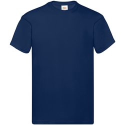 Vêtements Homme T-shirts manches courtes Fruit Of The Loom SS12 Bleu marine