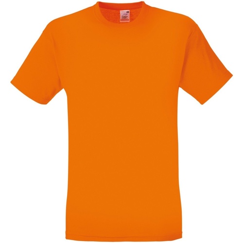 Vêtements Homme T-shirts manches courtes Fruit Of The Loom Original Orange