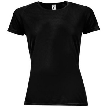 Vêtements Femme T-shirts manches courtes Sols 01159 Noir
