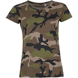 Vêtements Femme T-shirts manches courtes Sols 01187 Camouflage
