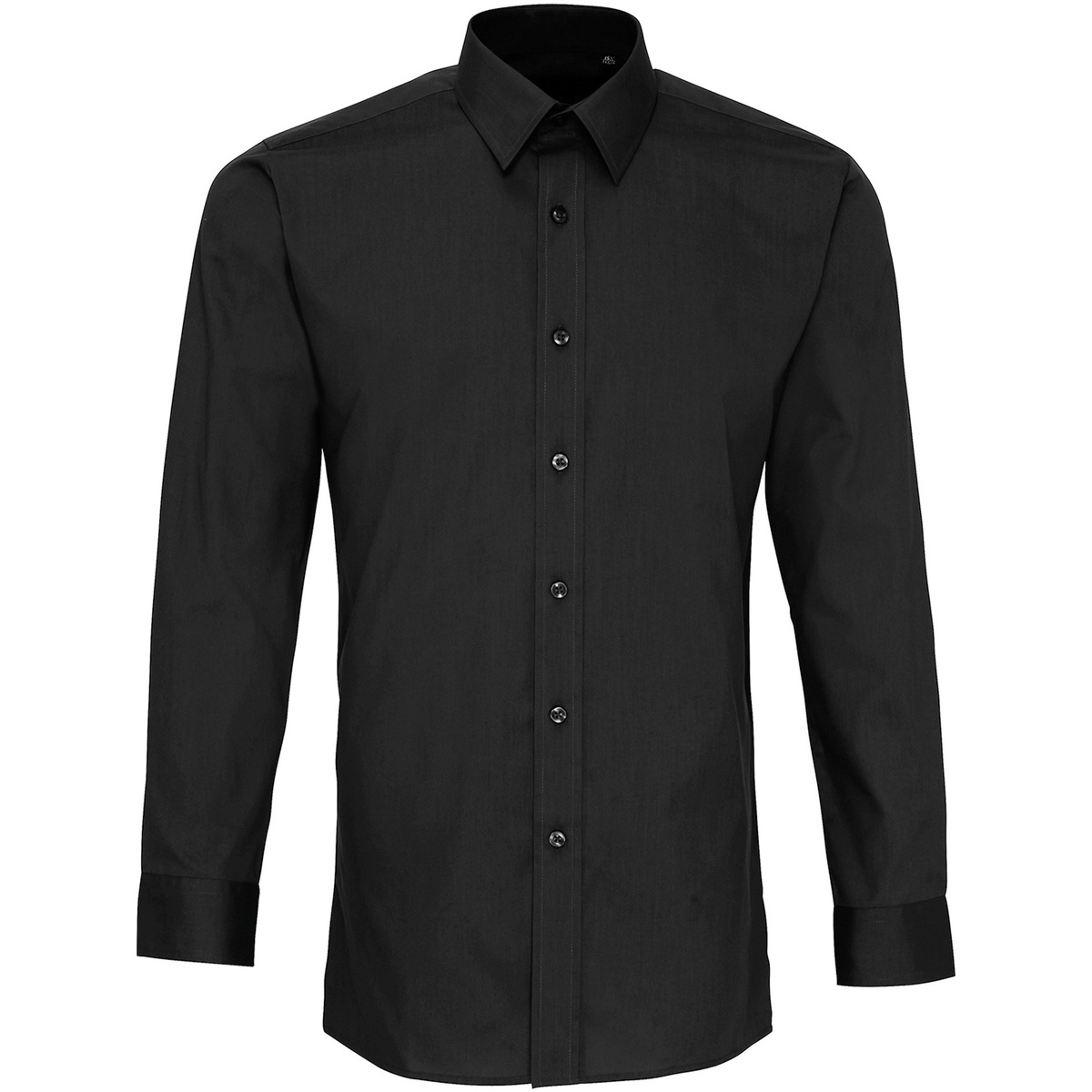 Vêtements Homme Chemises manches longues Premier PR204 Noir