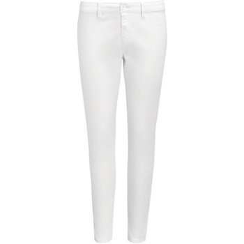 Vêtements Femme Pantalons Sols 01425 Blanc