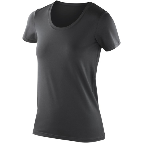 Vêtements Femme T-shirts manches courtes Spiro SR280F Noir
