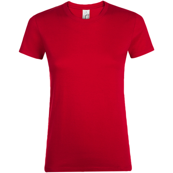 Vêtements Femme T-shirts manches courtes Sols Regent Rouge